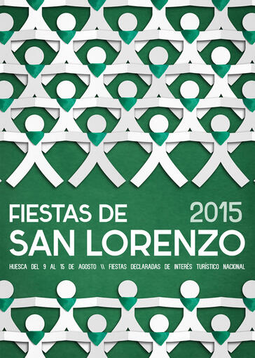 Propuesta para el cartel de Fiestas de San Lorenzo 2015 en Huesca